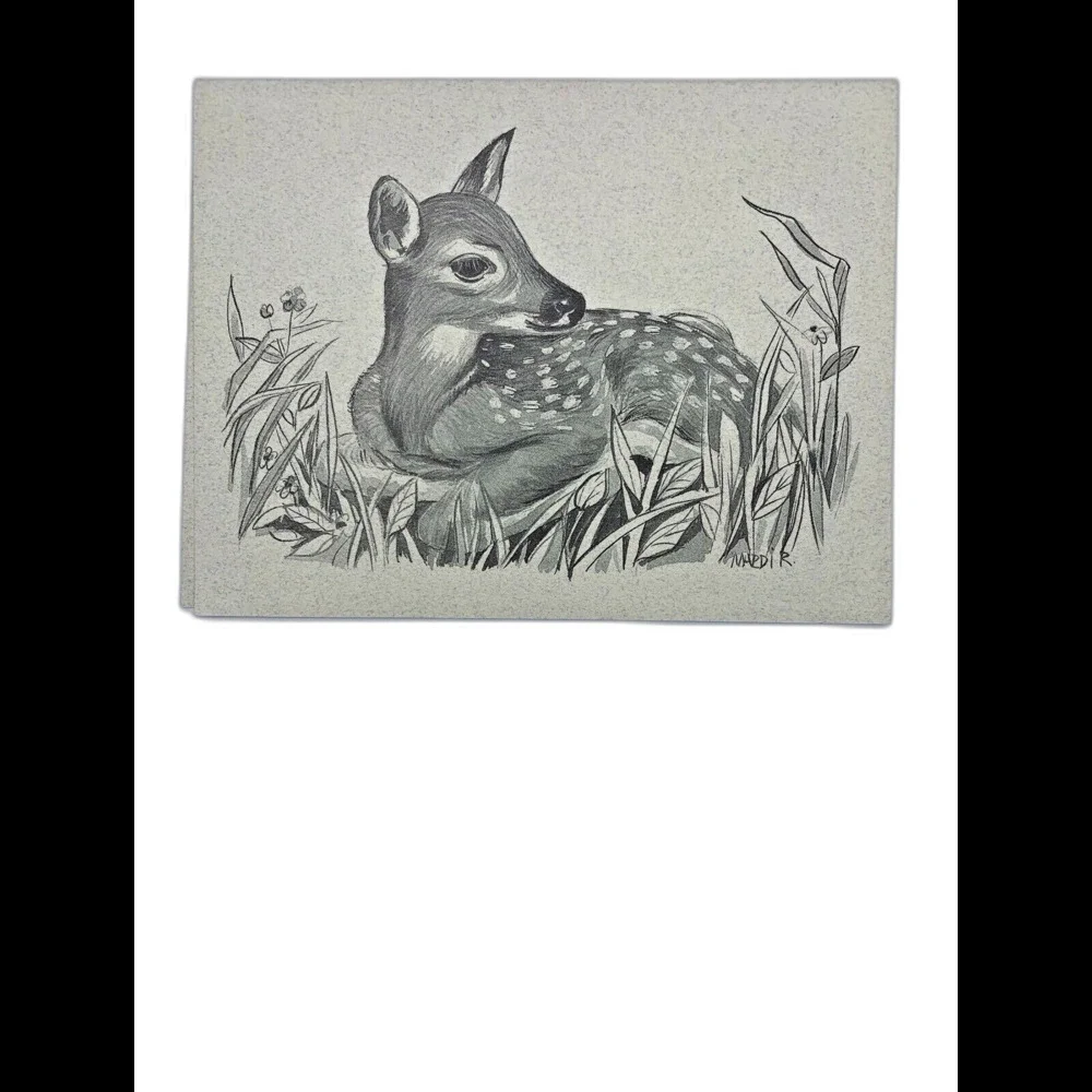 Vtg 1994 Telstar Graphics Note Cards & Envelopes Animals Print Set Of 3 USA